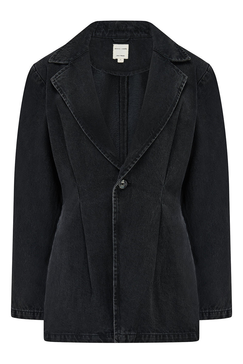 Bette Tailored Denim Jacket in Fairbanks