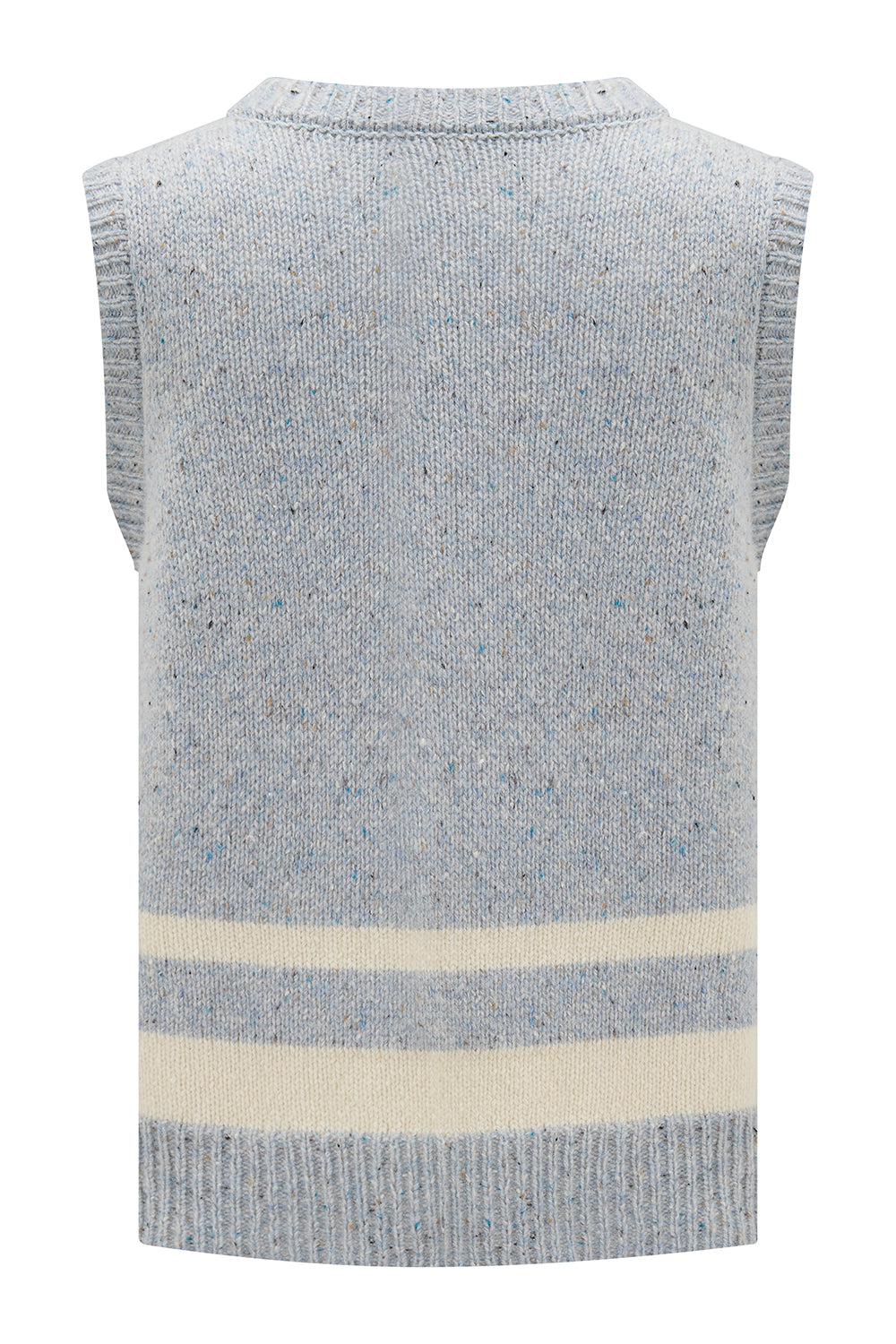 Cassidy Wool Vest in Sky Blue