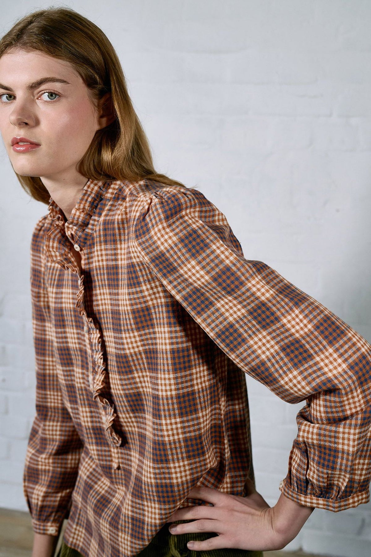 lina blouse | indigo spice