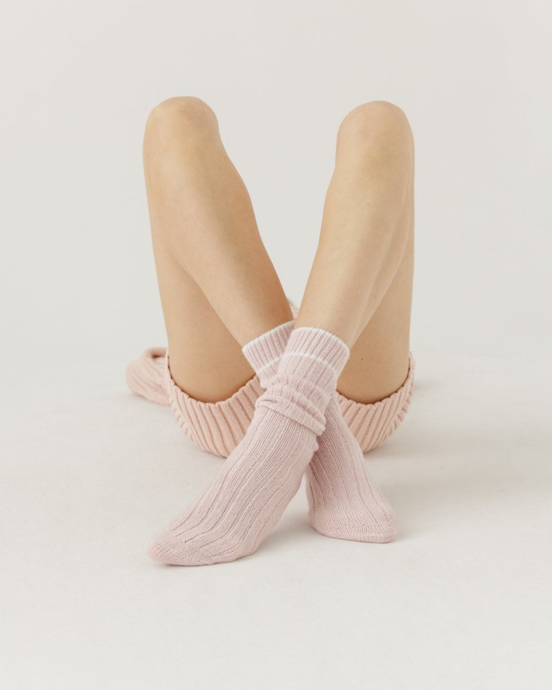 Draugystė: Rose Melange Cashmere Socks