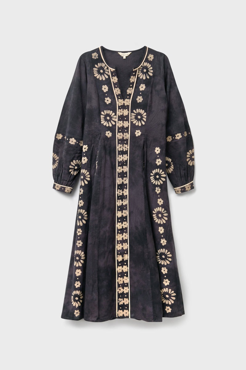 Aimi Hand-Batik Cotton Dress