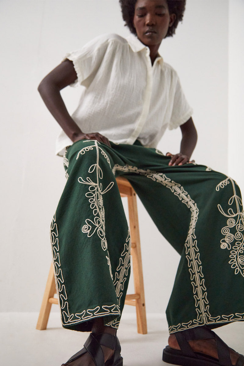 Arnella Embroidered Trousers