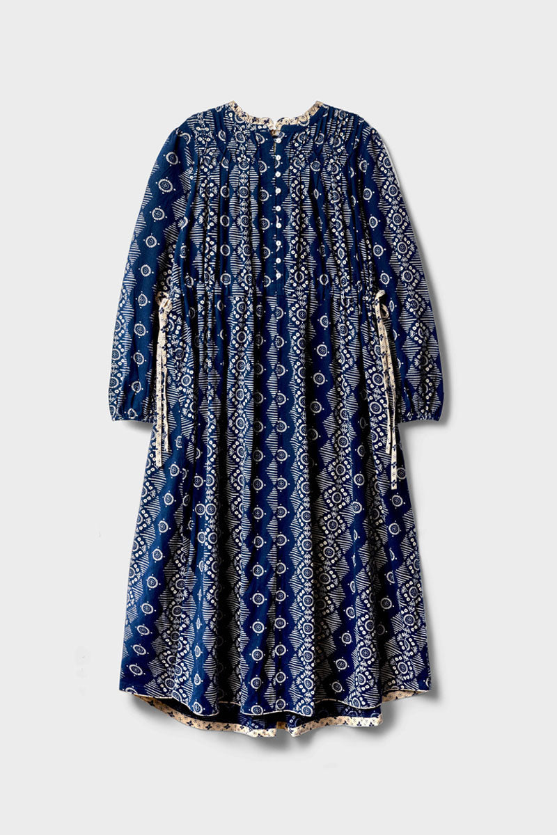 Celine Textured Cotton Midi Dress