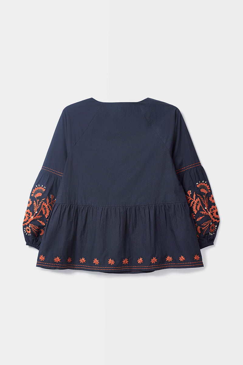 Cerza Embroidered Top