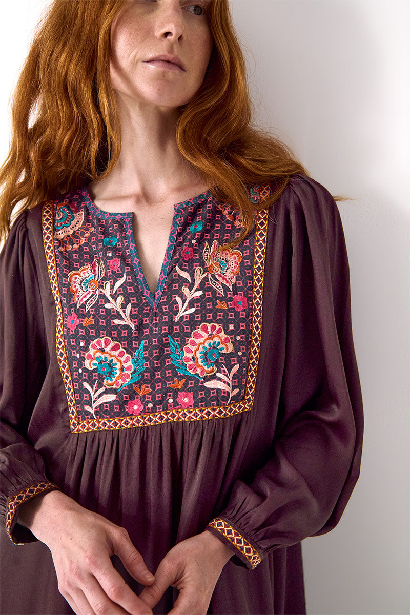 Eliana Embroidered Dress