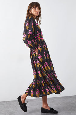 Helena Floral Midi Dress