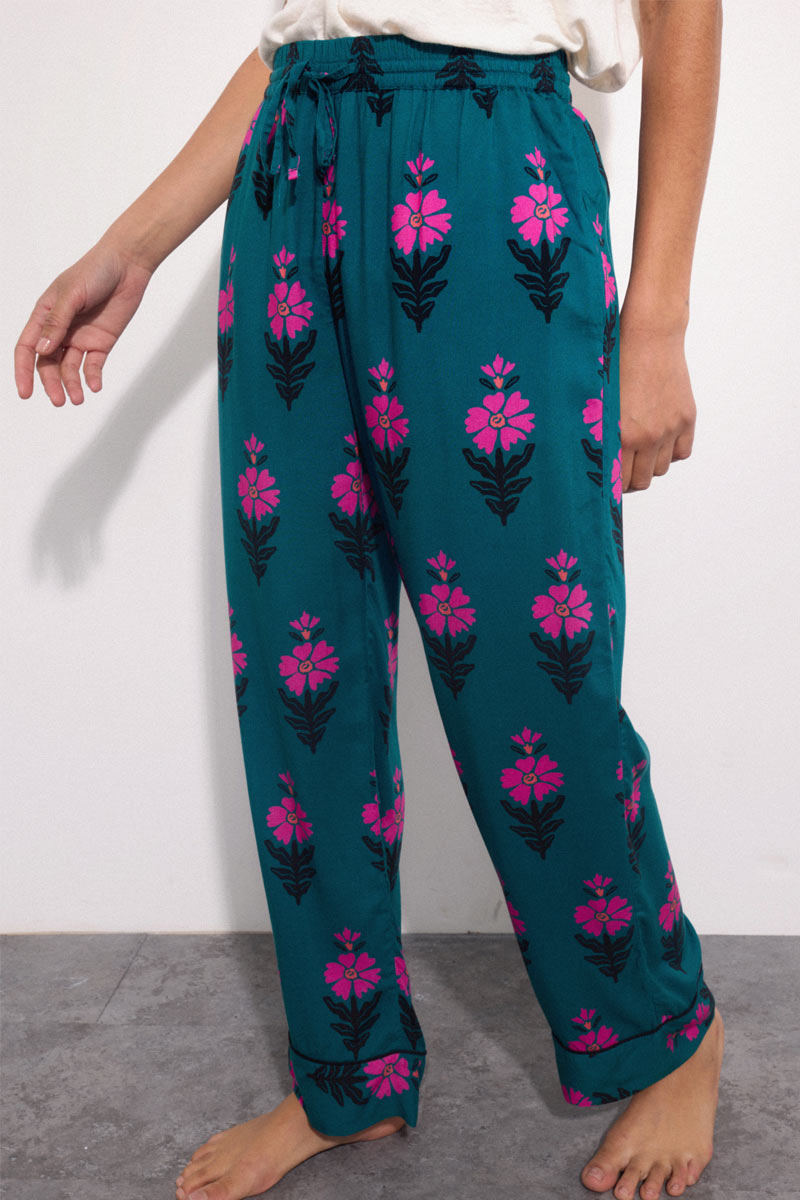 Helena Floral Print Pyjama Trousers