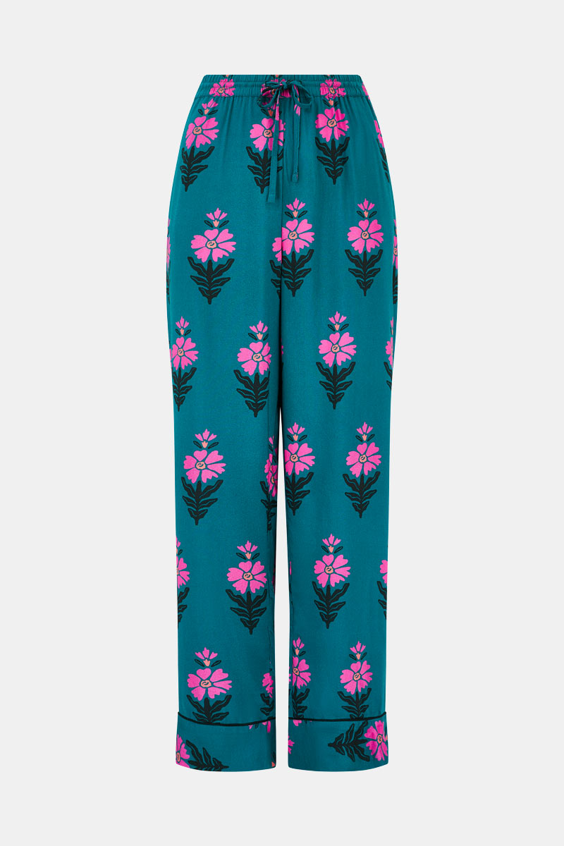 Helena Floral Print Pyjama Trousers