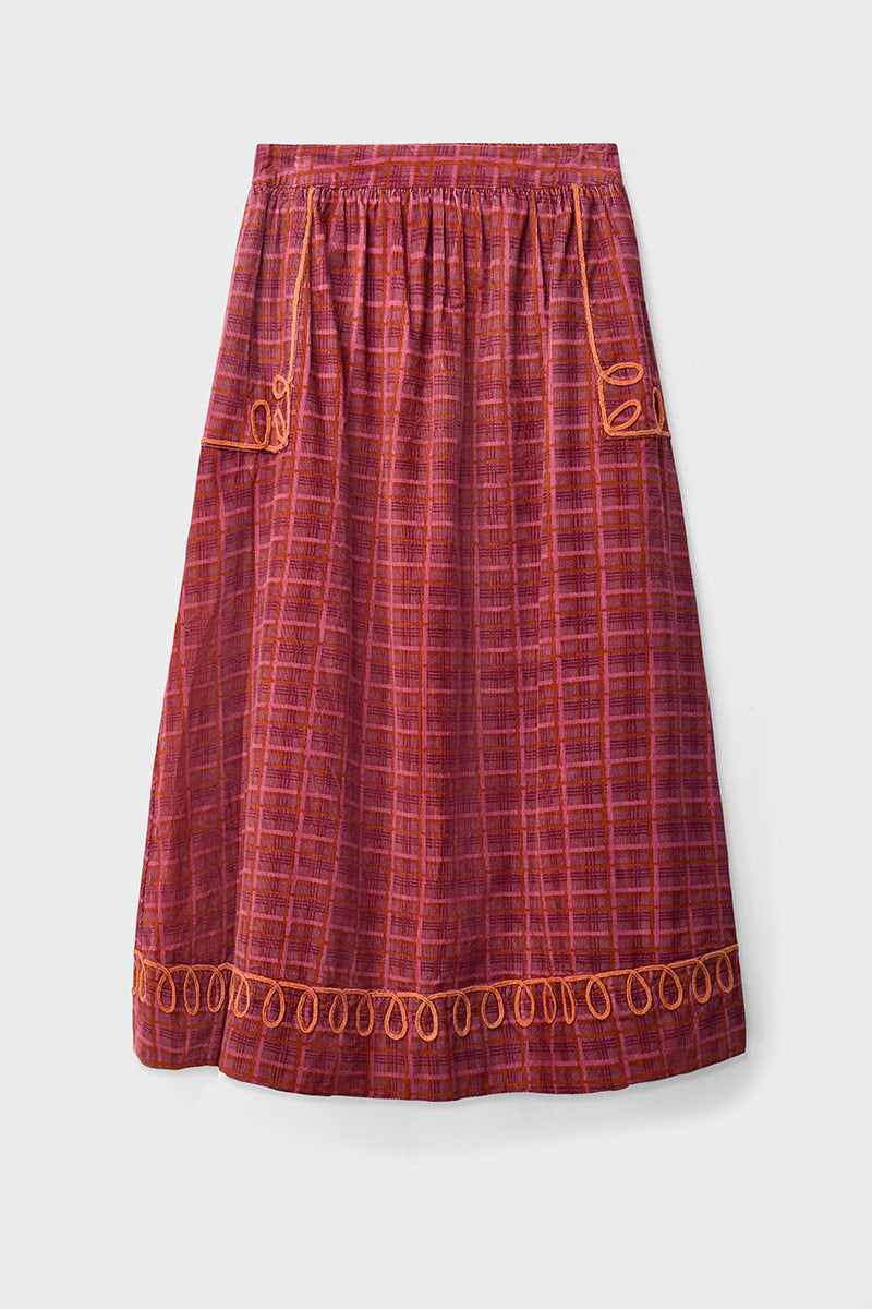 Karina Printed Cord Skirt