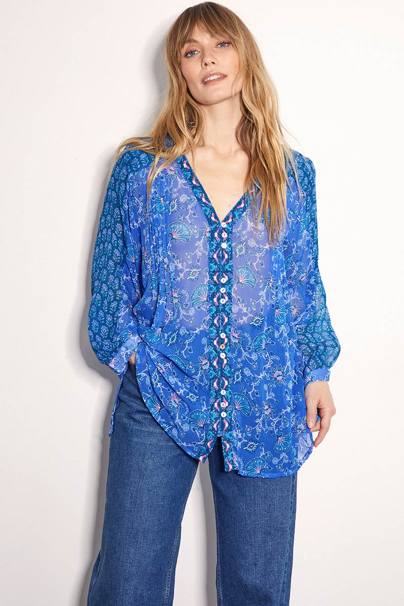 Leona Floral Print Top