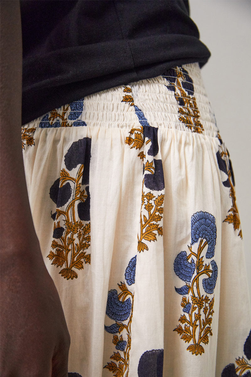 Lucy Tiered Cotton Midi Skirt