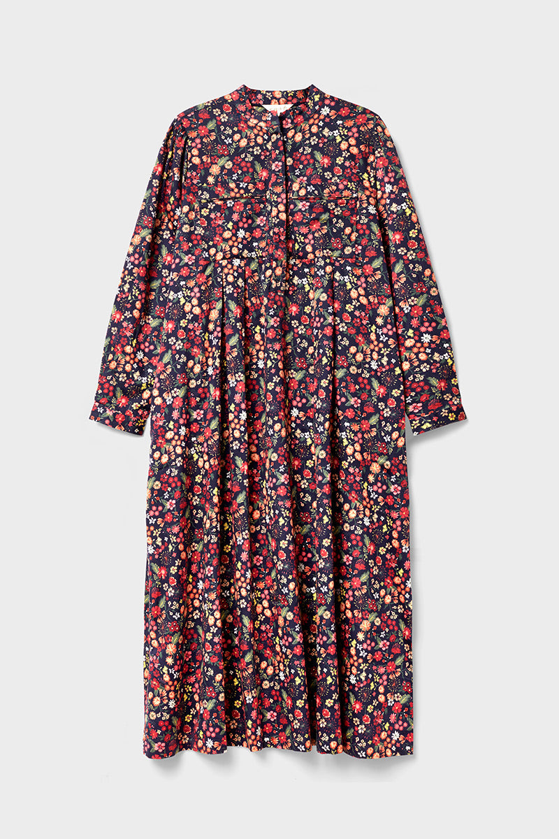 Mariel Floral Print Cotton Dress