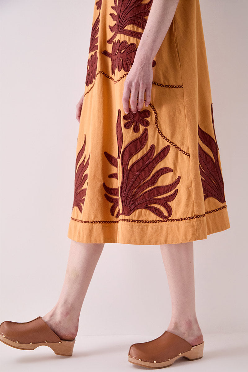 Mella Applique Cotton Dress