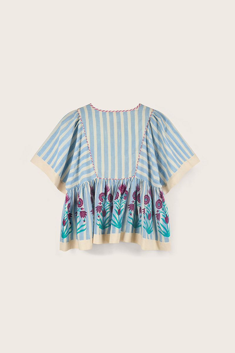 Rylea Printed Cotton Top