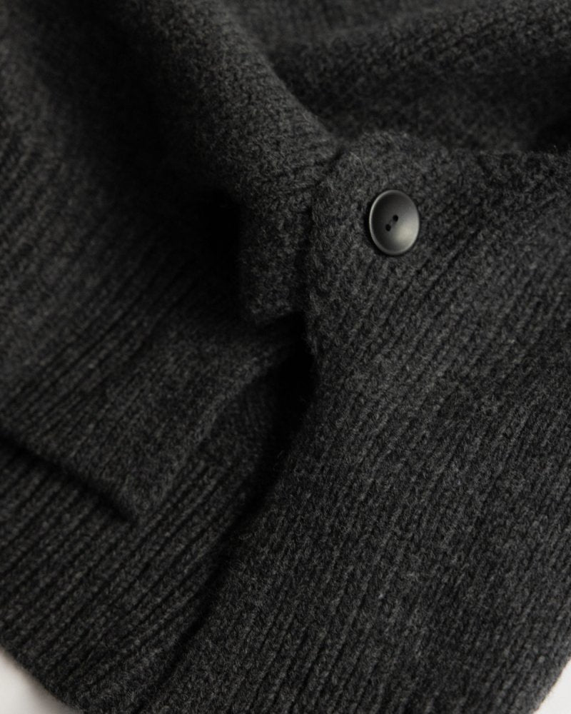Giria: Charcoal Wool Vest