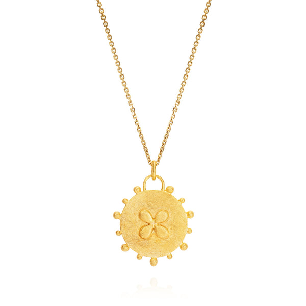 Tur Abdin Pendant Silver 18ct gold plated