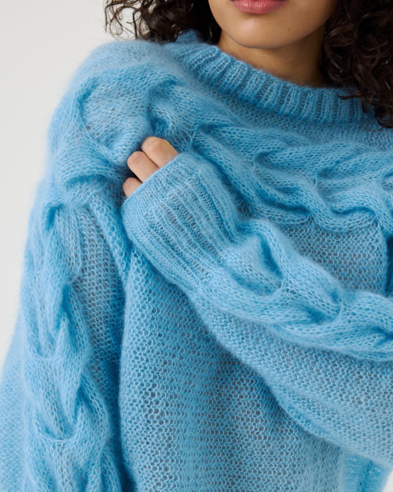 Jūra: Sea Glass Silk & Mohair Sweater