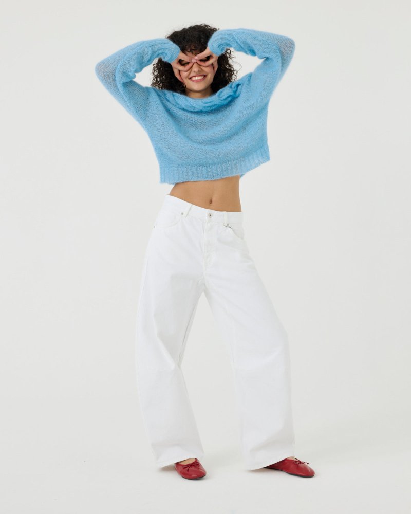 Jūra: Sea Glass Silk & Mohair Sweater