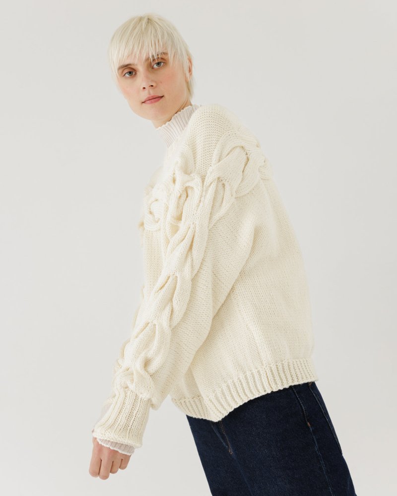 Jūra: Sea Salt Merino Wool Sweater