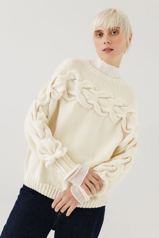 Jūra: Sea Salt Merino Wool Sweater