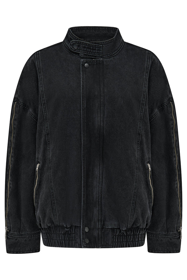 Juno Oversized Zip Jacket in Fairbanks
