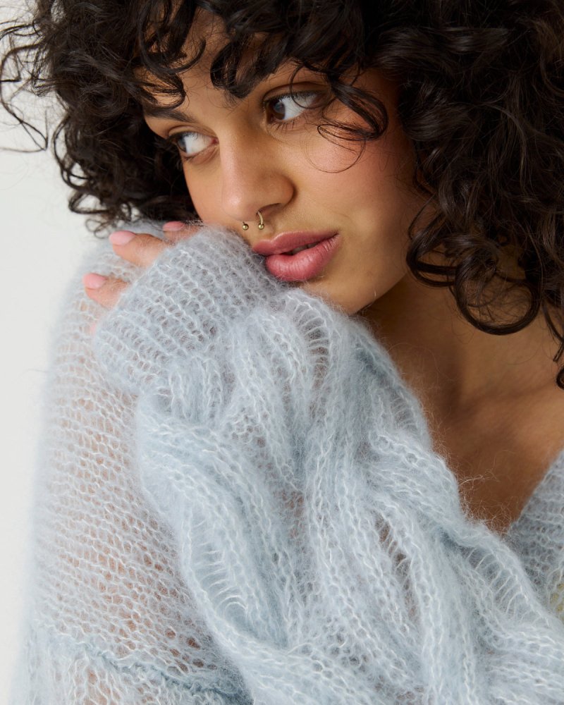 Pagunda: Dew Mohair & Silk Cardigan