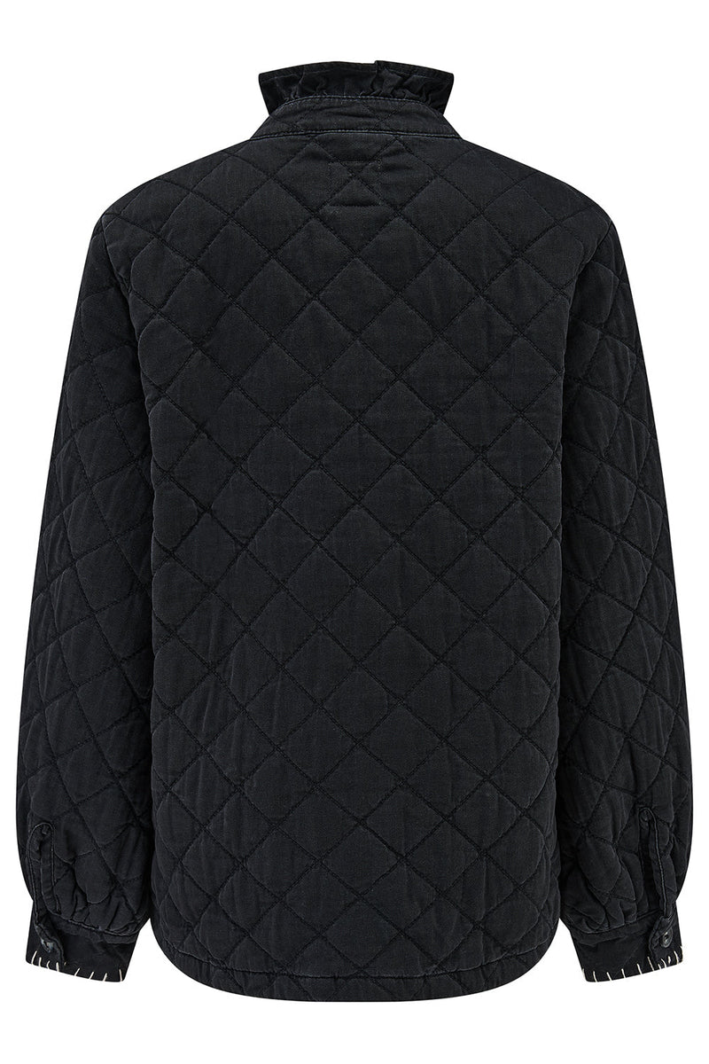 Pablo Quilted Denim Jacket in Fairbanks