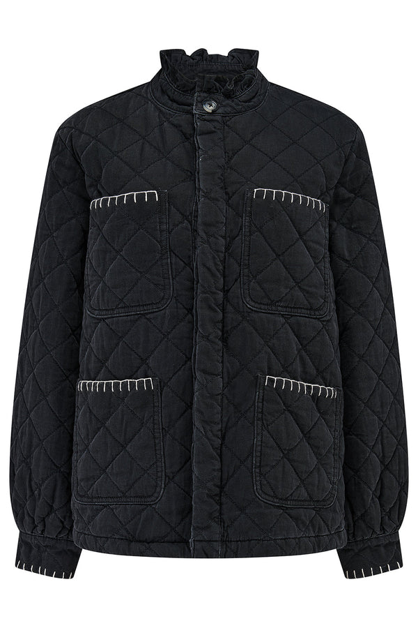 Pablo Quilted Denim Jacket in Fairbanks
