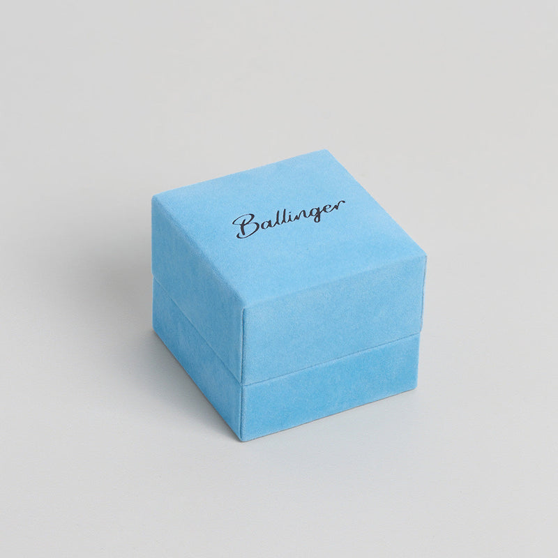 Square Gold Cocktail Ring: Pink
