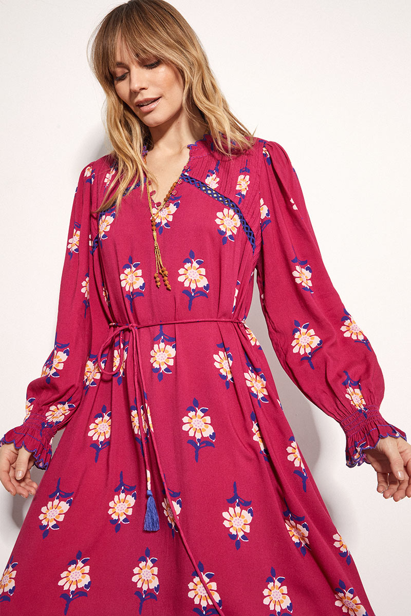 Stine Floral Print Dress