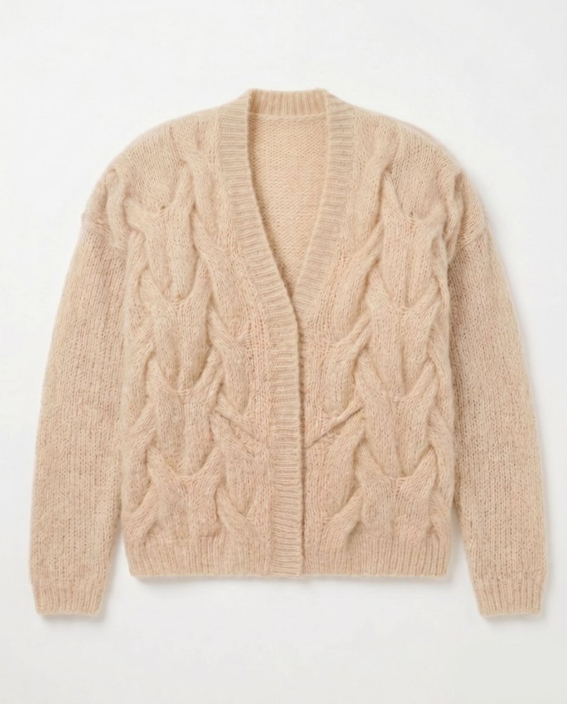 Twisted Erik: Cloud Silk Mohair Cardigan