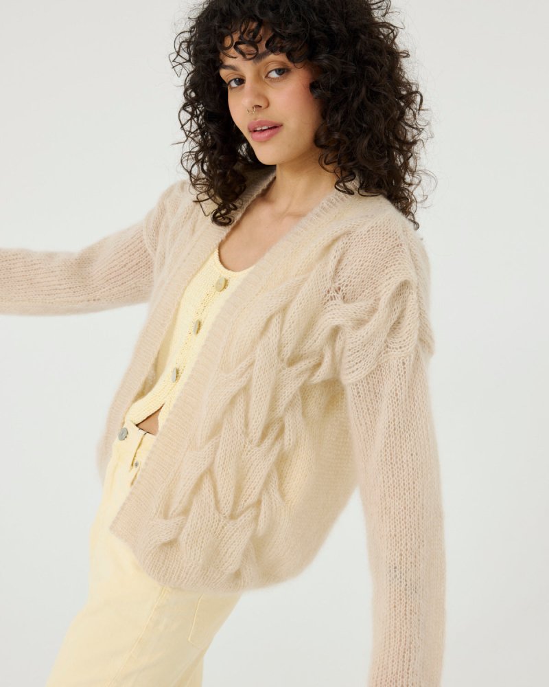 Twisted Erik: Cloud Silk Mohair Cardigan