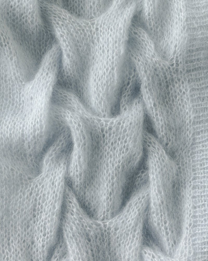 Twisted Erik: Dew Silk Mohair Cardigan