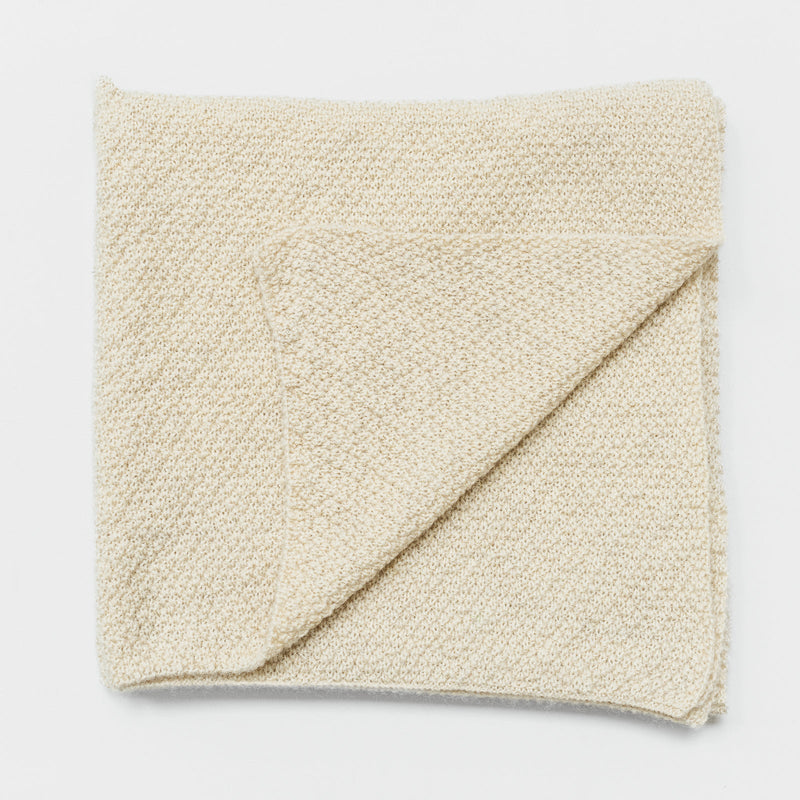 Hollins British Wool Blanket in Ecru