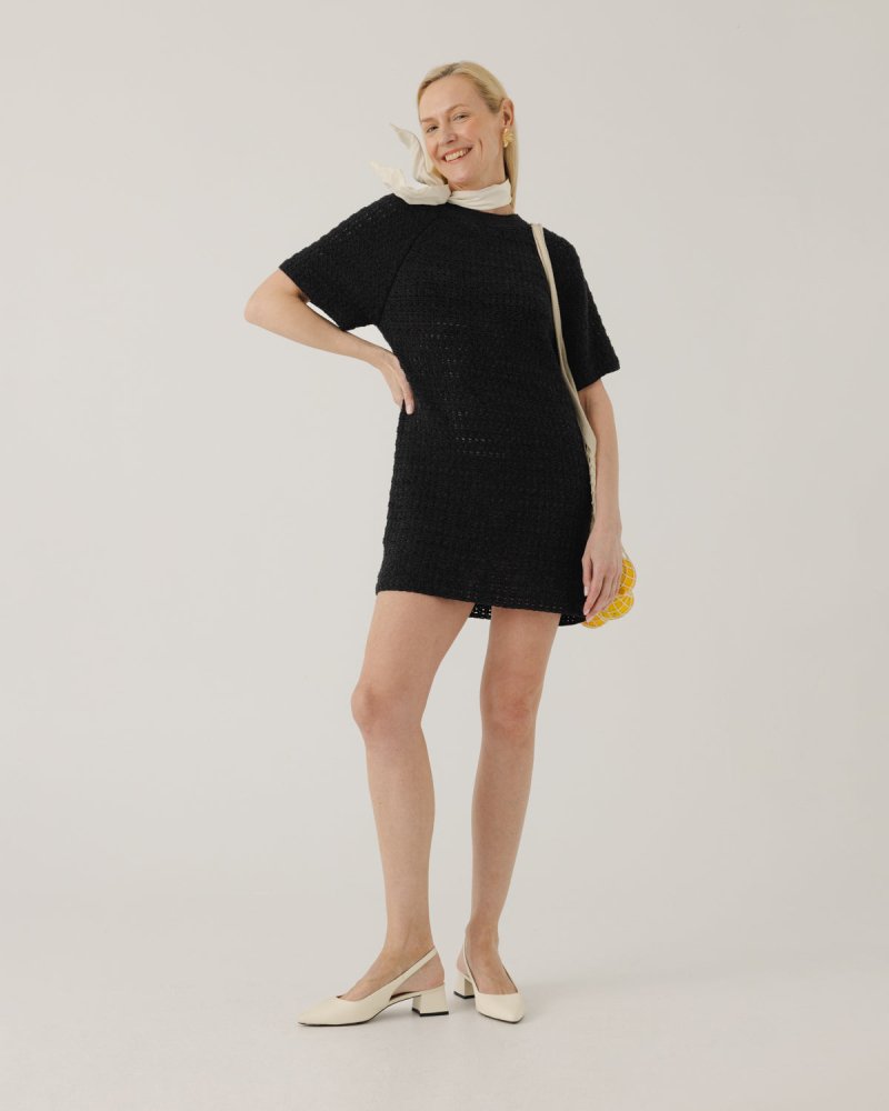 Vasara: Black Mini Dress
