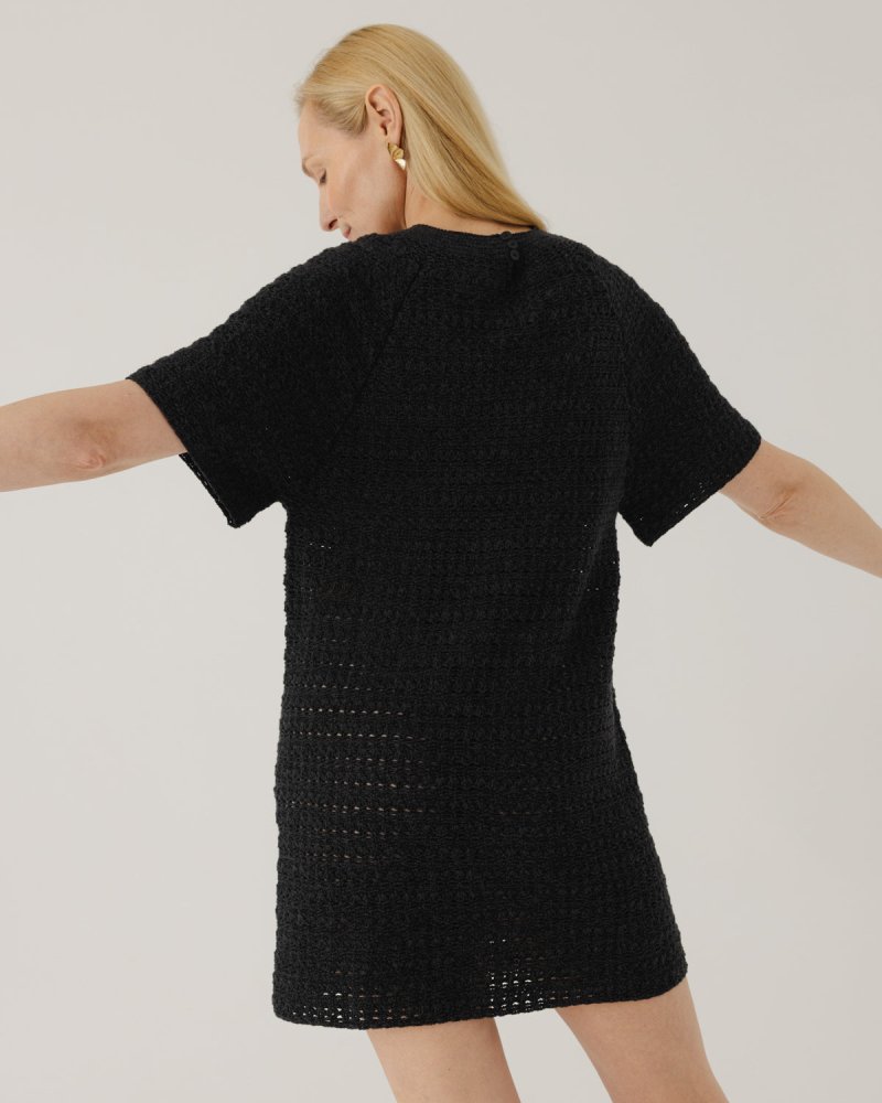 Vasara: Black Mini Dress
