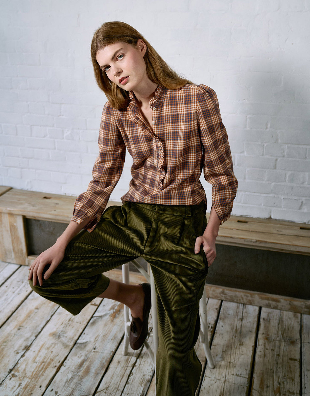 lina blouse | indigo spice