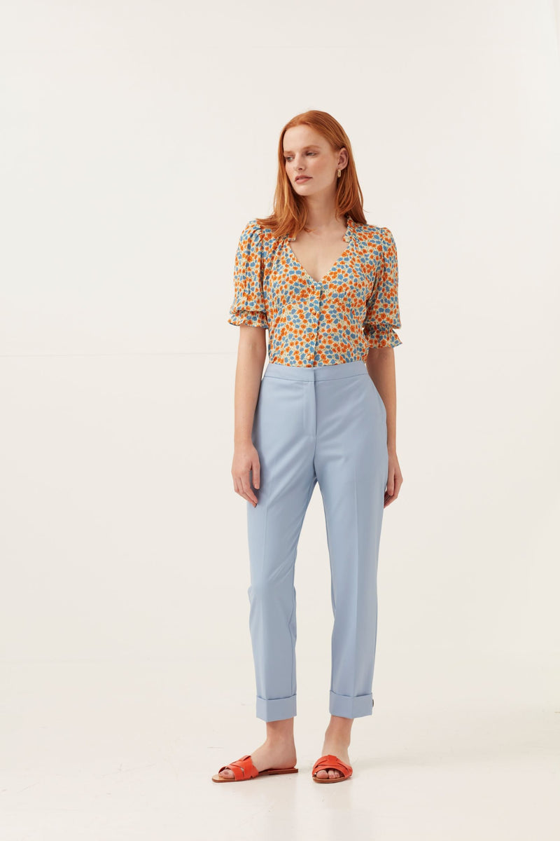 Skinny Trouser with cuff detail