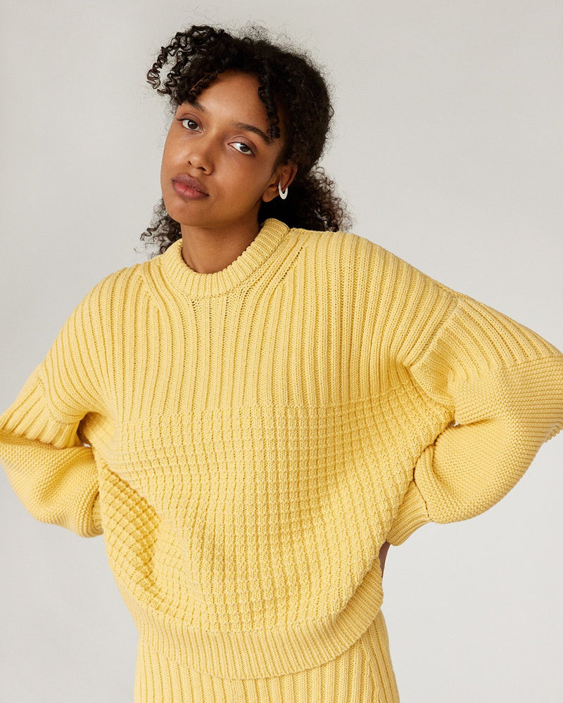Delčia: Lemon Cotton Sweater