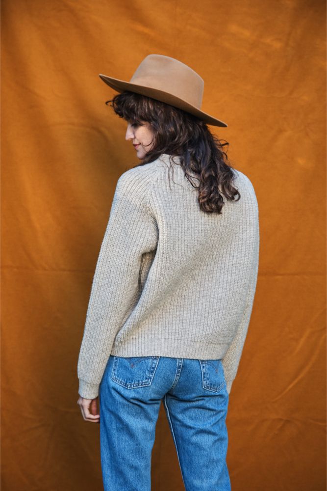 L'Envers - Anna Spanish Wool Cardigan - Non Mulesed Certificated - Color Beige - Preview Picture