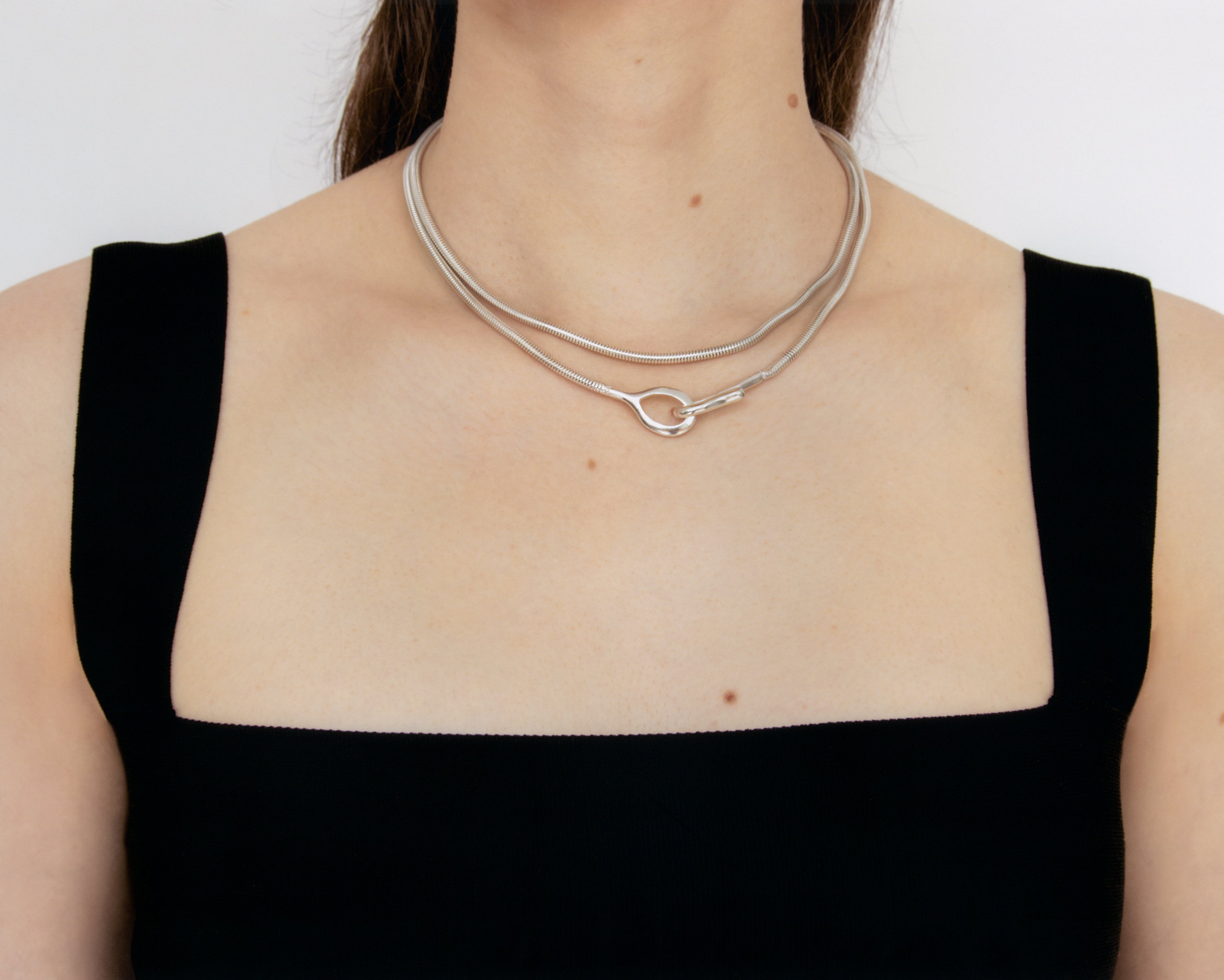 SOL POENTE NECKLACE SILVER