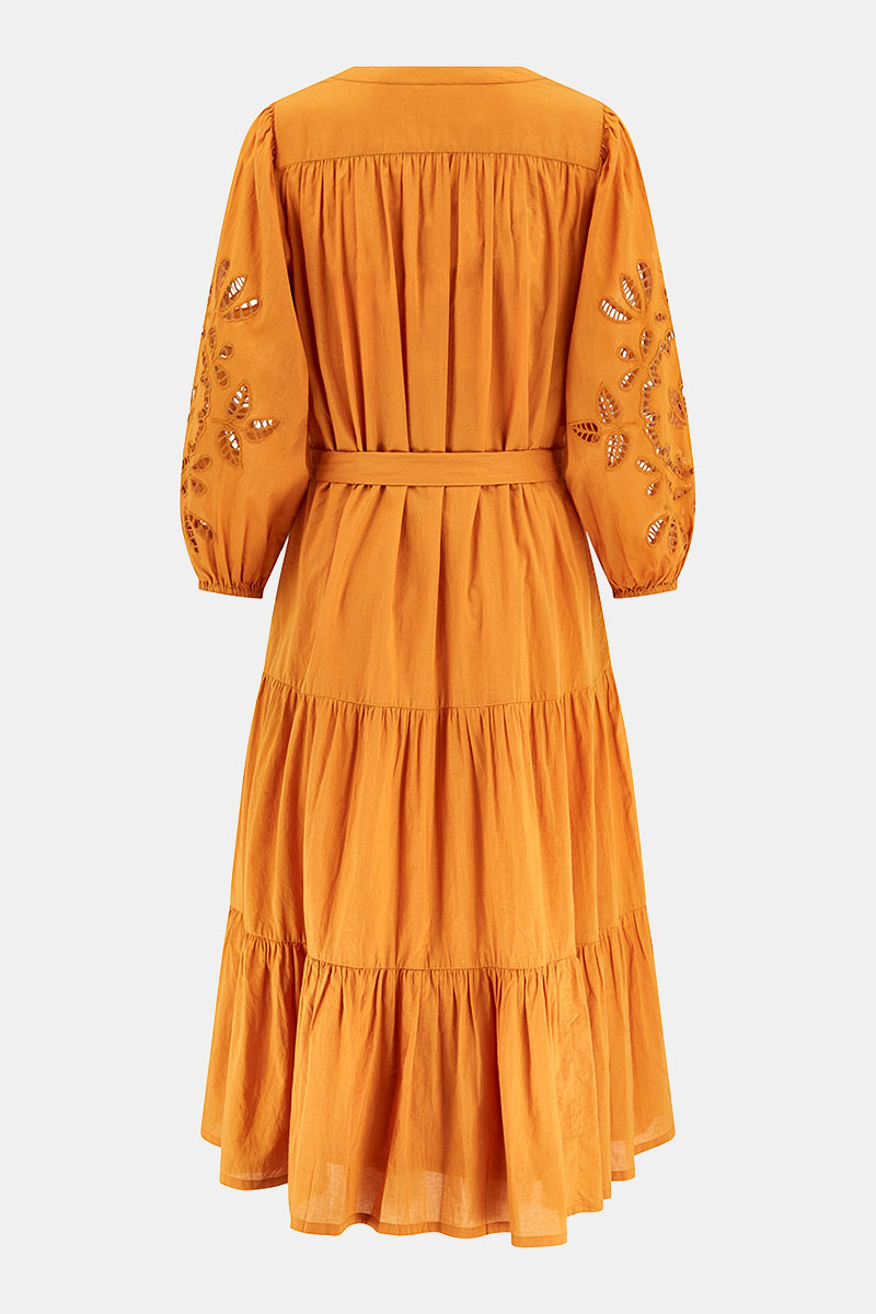 Brigetta Saffron Organic Cotton Dress