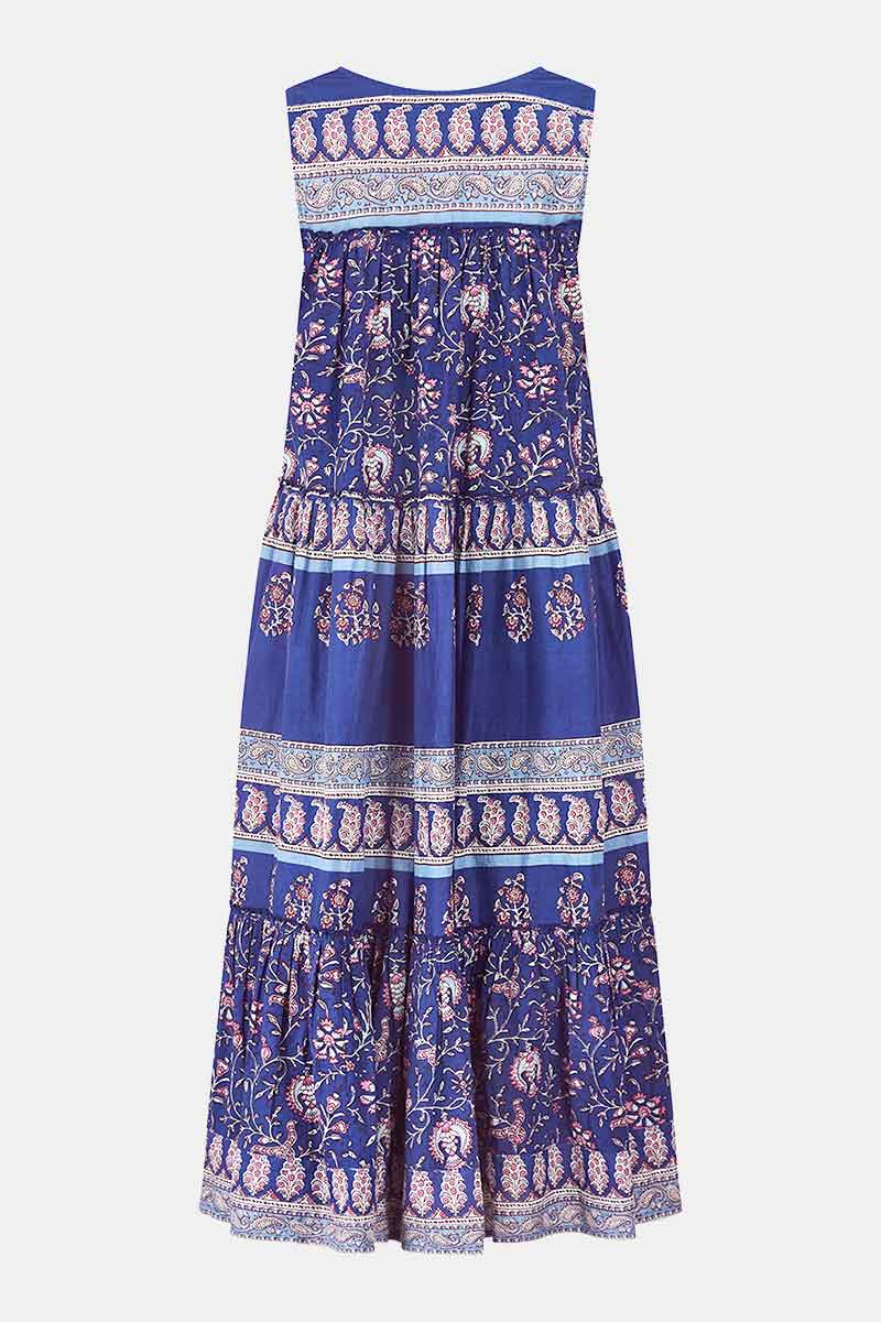 Dallyn Blue BCI Cotton Sleeveless Dress