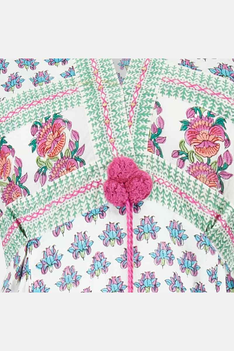 Dessa Woodblock BCI Cotton Dress