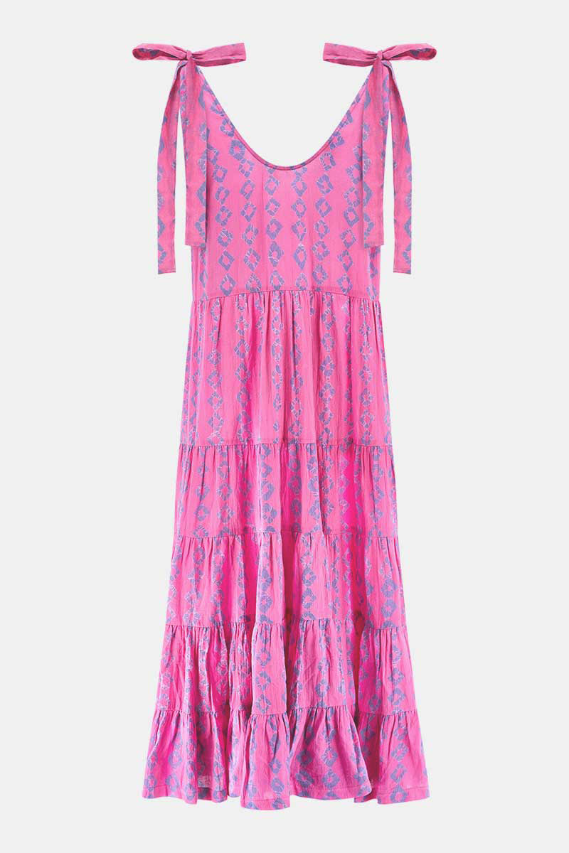 Jodie Batik Organic Cotton Sleeveless Dress