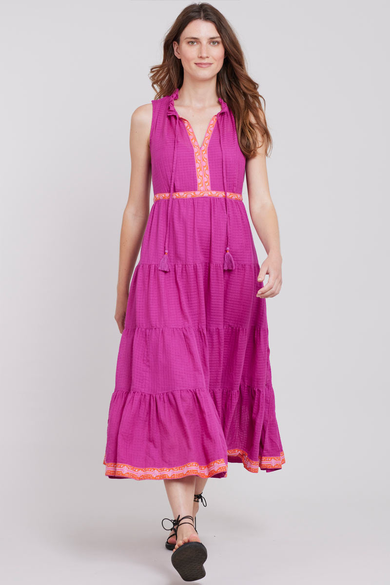 NEW Contessa Zahra 100% Rayon Lightweight Dress Fabric in Violet