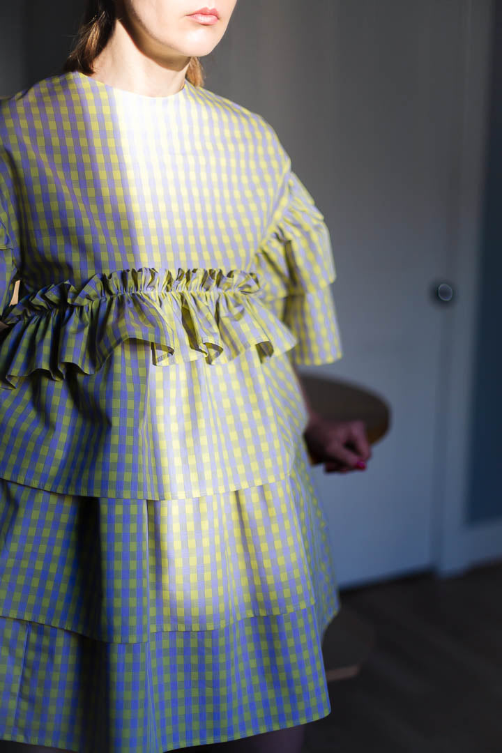 Saffron - Yellow Checks