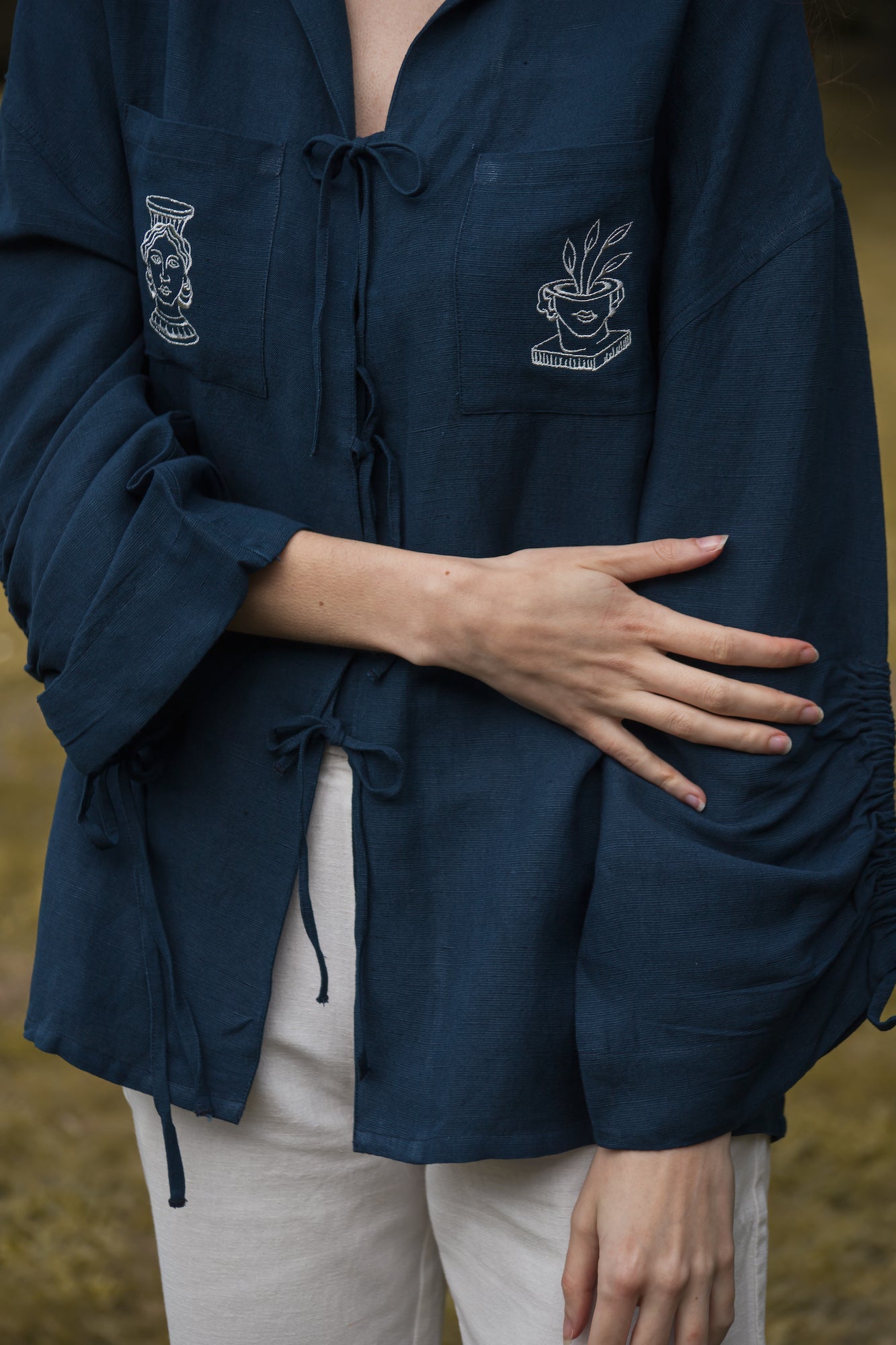 Olympia embroidered Shirt