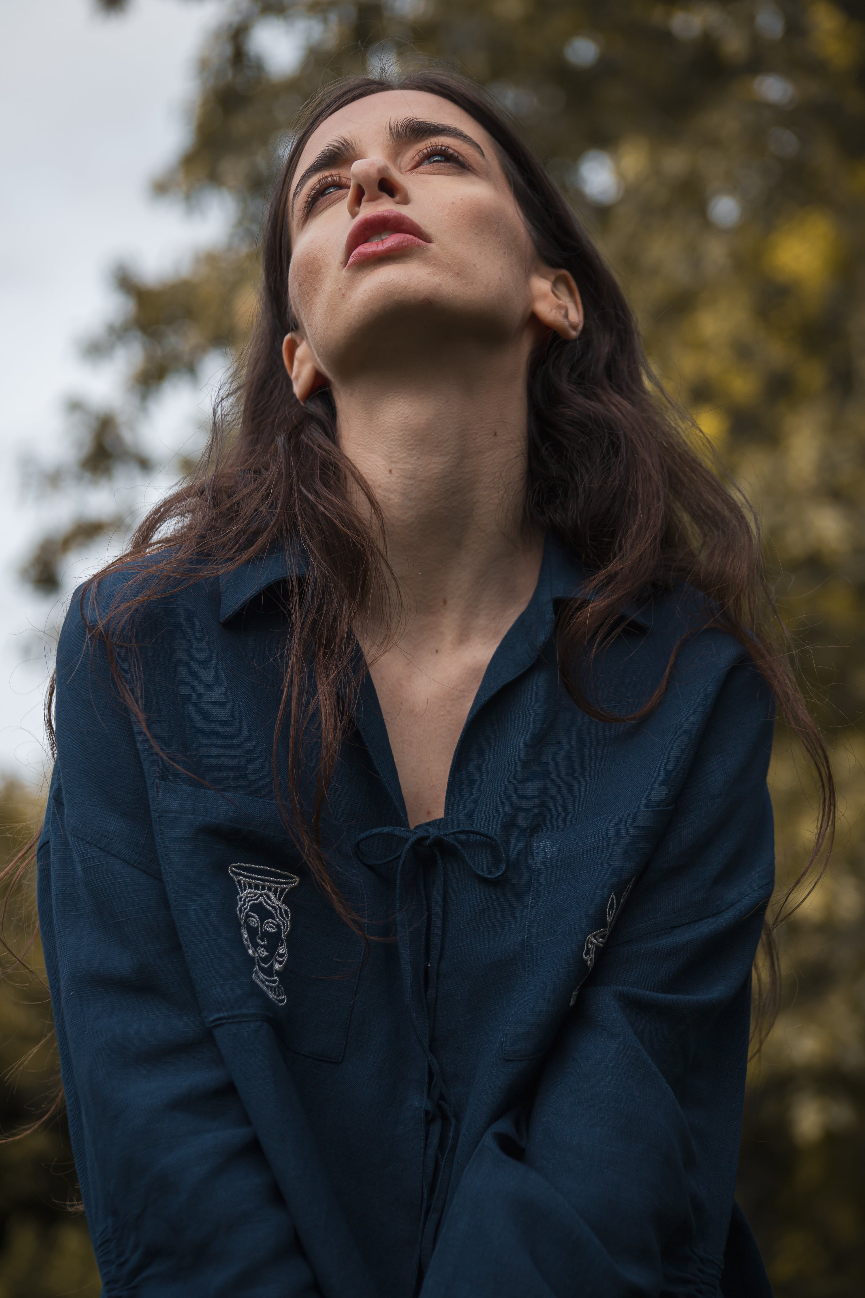 Olympia embroidered Shirt