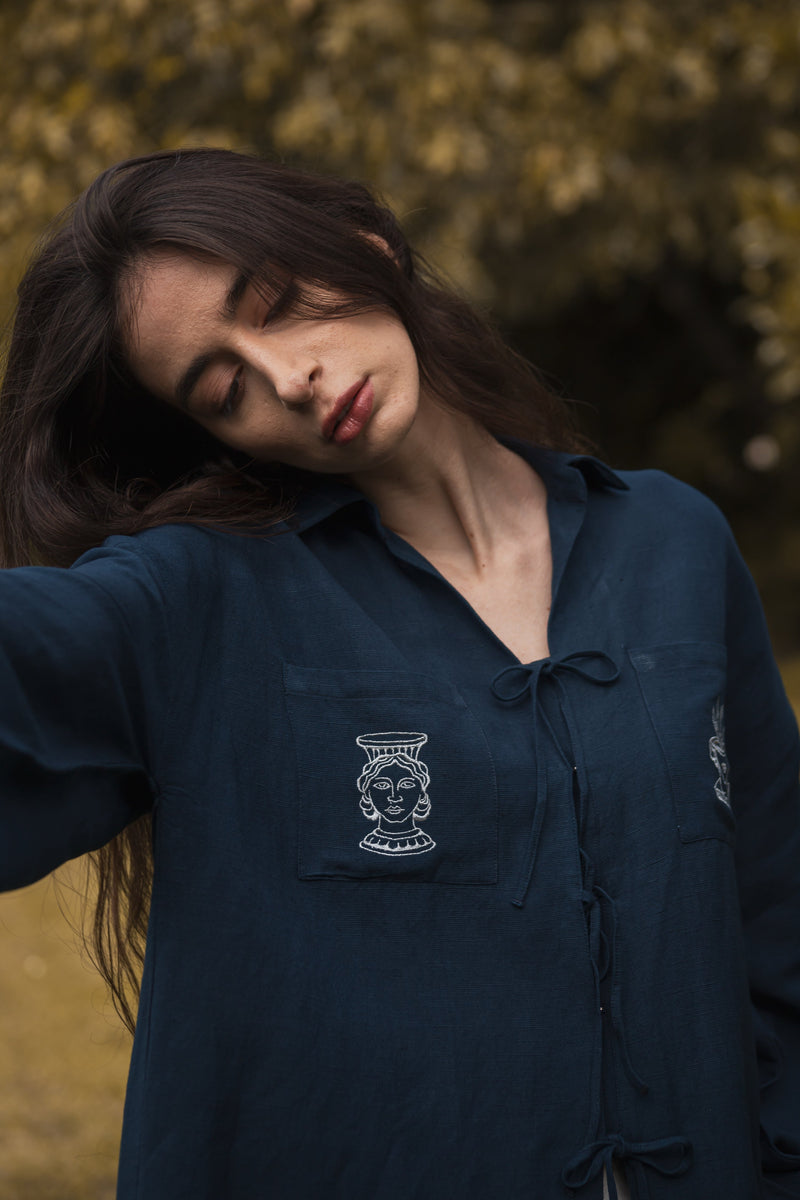 Olympia embroidered Shirt